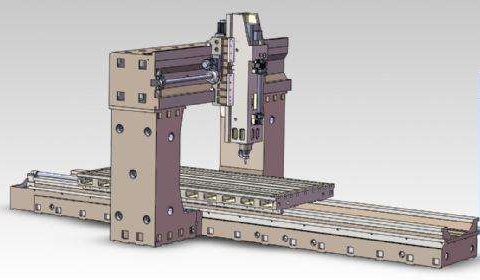 龍門加工中心結(jié)構(gòu) 龍門加工中心結(jié)構(gòu)